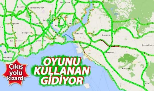 Oyunu kullanan tatil için yollara düştü