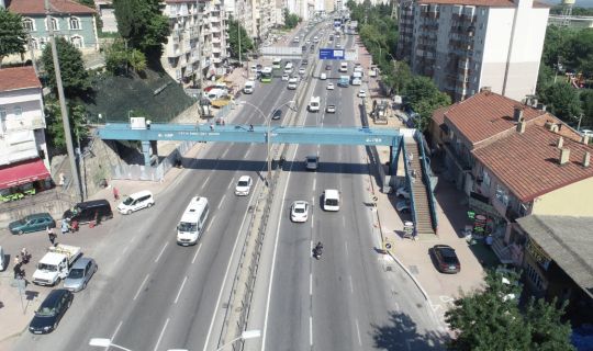 Yenilenen üst geçit için geri sayım başladı