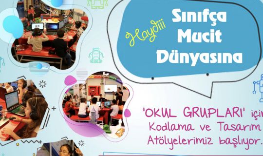 Kodlama ve tasarım, kursları başlıyor