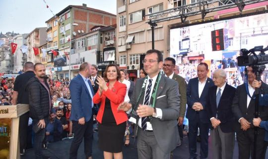 İMAMOĞLU VE HÜRRİYET, İZMİT HALKIYLA BULUŞTU