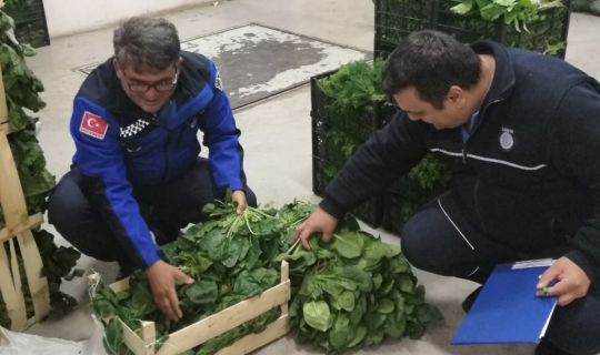 Zabıtadan Sebze ve Meyve Hallerine sıkı denetim