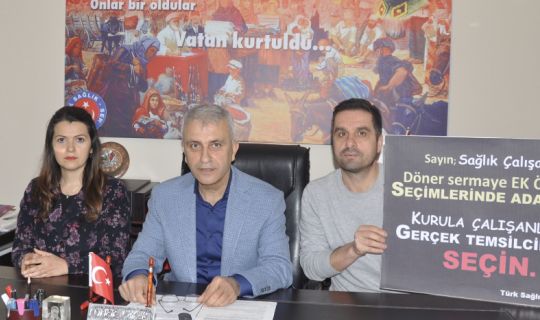 SAĞLIK ÇALIŞANLARI DÖNER SERMAYE KOMİSYONU SEÇİMLERİNE SAHİP ÇIKMALI.