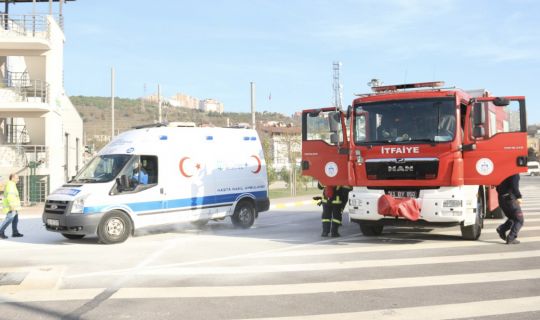 Ulaşımpark’tan gerçeği aratmayan tatbikat