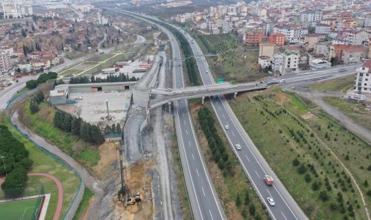Tuzla Şifa – Çayırova bağlantı  köprüsünde imalatlara devam