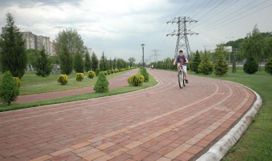 16 yılda 72 km’lik bisiklet yolu inşa edildi