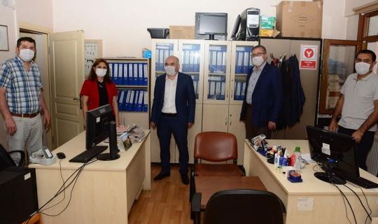 İl Kültür ve Turizm Müdürü Taşdelen,  ilçe kütüphanelerini ziyaret etti.