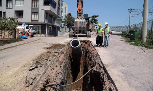 Körfez’in iki mahallesinde sağlıklı altyapı çalışması başladı