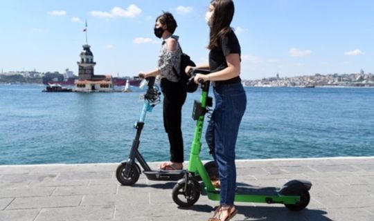 Elektrikli Scooterden 16.66 kuruş işgal harcı alınacak