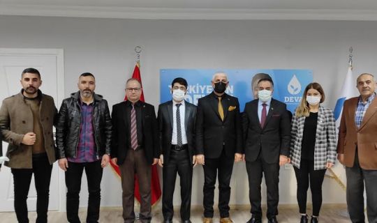 DEVA Partisi, Ağrılılar Derneği Başkanı Nurettin Kaplan’ı ağırladı