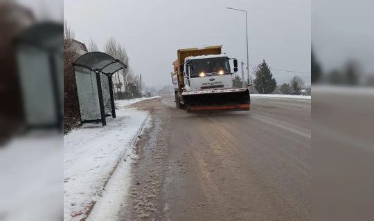 Körfez'de kar mesaisi