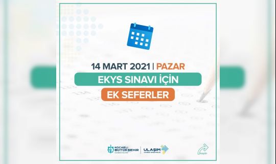 EKYS için ek seferler