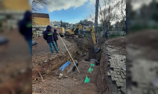 Gebze Eskihisar’da, altyapı çalışması