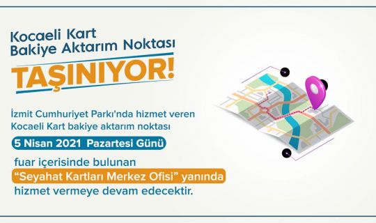 Kocaeli Kart Bakiye Aktarım Noktası Kocaeli Fuarı’na taşınıyor
