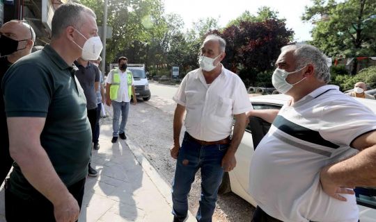 Başkan Büyükakın, ‘’Yürüyüş yolu yıl sonu bitecek’’