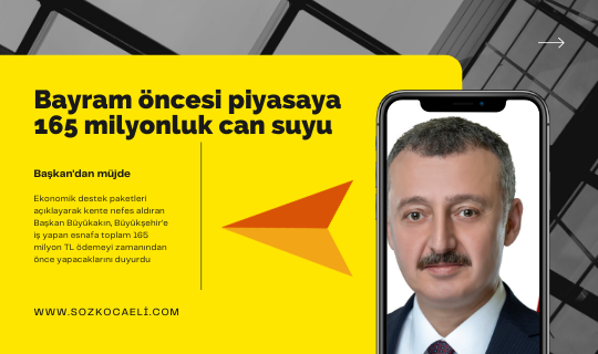 Bayram öncesi piyasaya 165 milyonluk can suyu