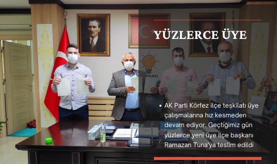 AK Parti'ye yüzlerce yeni üye