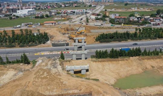 Gebze’deki dev projede yol genişletme ve köprü inşası