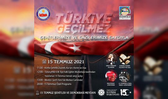 Körfez’de ‘15 Temmuz özel programı’  düzenlenecek