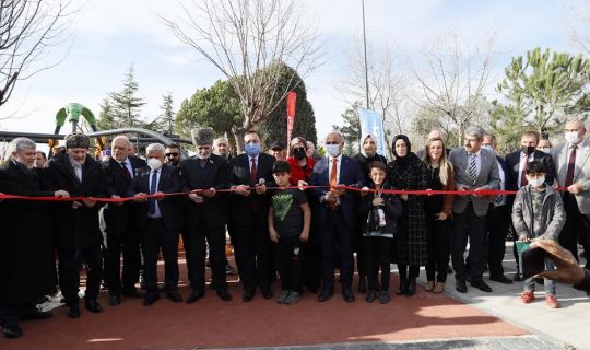 Cevher Dudayev Parkı açıldı