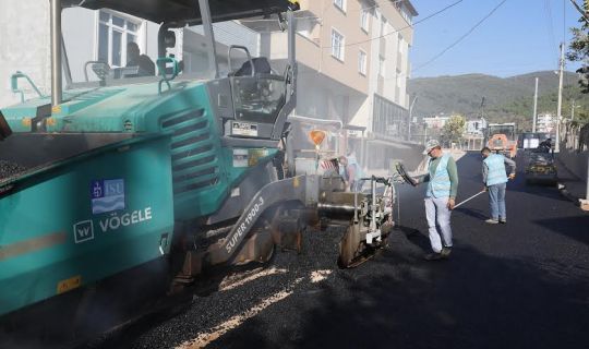 Körfez’in dört bir yanında asfalt çalışması