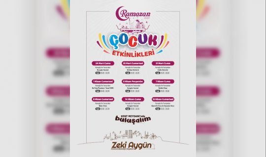 Derince’de Ramazan’a Özel Çocuk Etkinlikleri Derince’de Ramazan’a Özel Çocuk Etkinlikleri