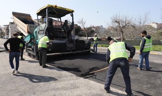 Körfez Fırat Çakıroğlu Caddesi yenilendi