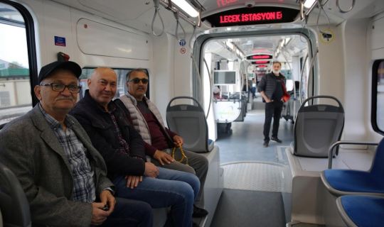 Kuruçeşme tramvay hattında seferler başladı