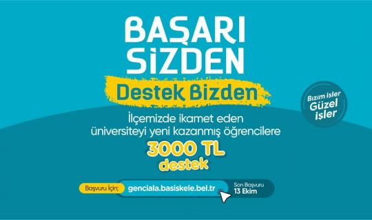 Yeni Üniversiteli Gençlere Eğitim Desteğine Devam