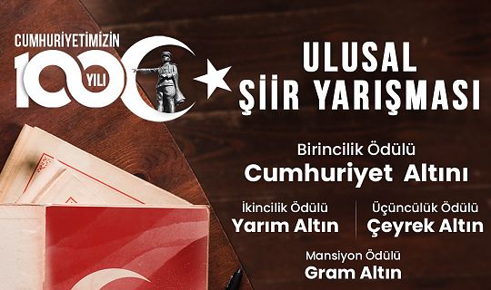 İzmit Belediyesi, Cumhuriyetimizin 100’üncü yılında  Ulusal Şiir Yarışması düzenliyor