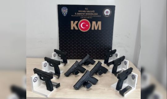 10 adet Ruhsatsız tabanca ele geçirildi