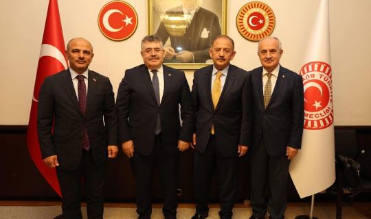 Başkan Söğüt, Bakan Özhaseki ile görüştü