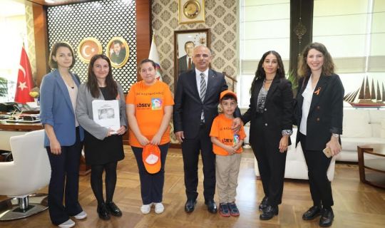 Başkan Söğüt, LÖSEV’li çocukları ağırladı