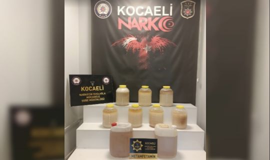 111 kg 400 gram metamfetamin maddesi ele geçirildi