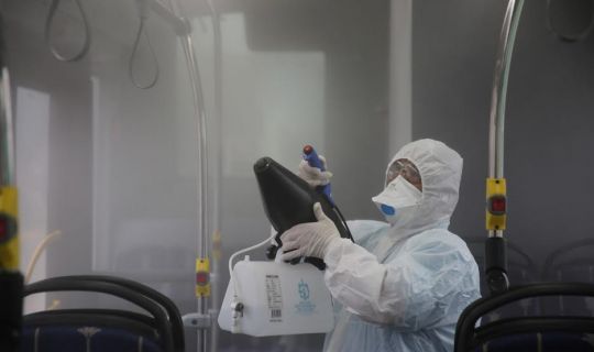 Büyükşehir, Nano gümüş dezenfeksiyon yöntemini kullanmaya başladı.