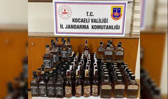 Kaçak viski (alkollü içki) ele geçirildi