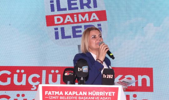 Başkan Fatma Kaplan Hürriyet, projelerini anlattı