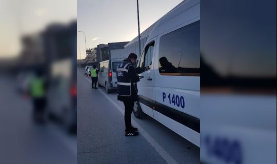 Kocaeli Büyükşehir’den, korsan servis denetim