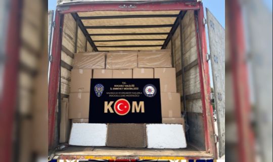 1.540.000 Adet, içi doldurulmuş makaron, ele geçirildi