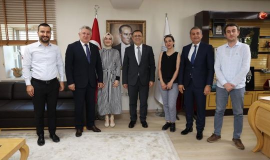 Başkan Sertif Gökçe, Görüşmelerde Bulundu