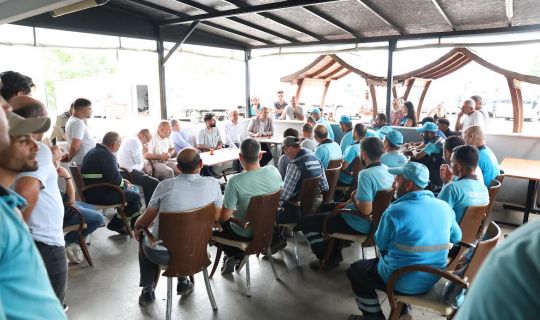 Başkan Sertif Gökçe, Personeliyle  Bayramlaştı 