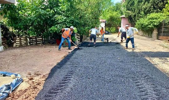 Körfez Belediyesi, Yaz Aylarında, Üst Yapı  Çalışmalarını Sürdürüyor