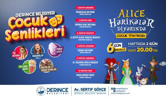 Derince'de, Çocuk Şenlikleri Başlıyor: İlk Etkinlik İshakçılar'da