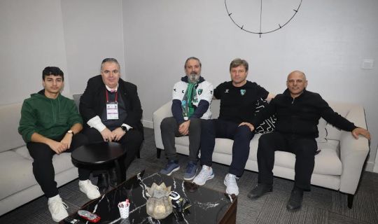 Kocaelispor Başkan Söğüt'ü, Brunga Tesisleri'nde Karşıladı