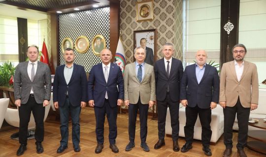 Kocaeli Büyükşehir Belediyesi Genel Sekreteri, Başkan Şener Söğüt'ü Ziyaret Etti
