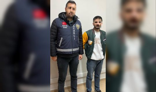 KOCAELİ İL EMNİYET MÜDÜRLÜĞÜ, HIRSIZLIK SUÇUNDAN ARANAN ŞAHSI YAKALADI