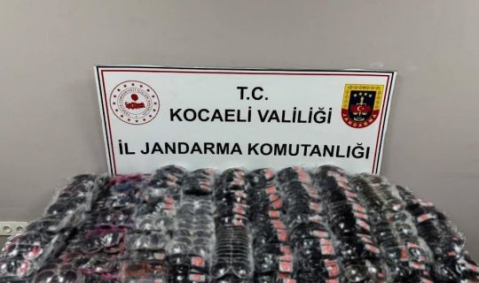 KOCAELİ İL JANDARMA KOMUTANLIĞININ, GÖZLÜK KAÇAKÇILIĞI OPERASYONU