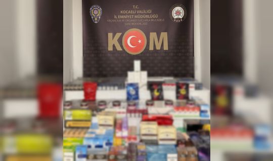 İzmit'de yapılan operasyonda: