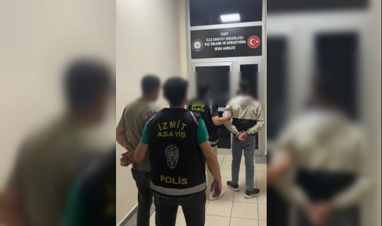 İzmit’te 6 Milyon Liralık Hırsızlık Olayında 3 Şüpheli Yakalandı