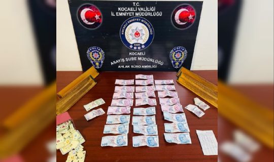 İzmit’te Dernek Lokalinde Kumar Operasyonu