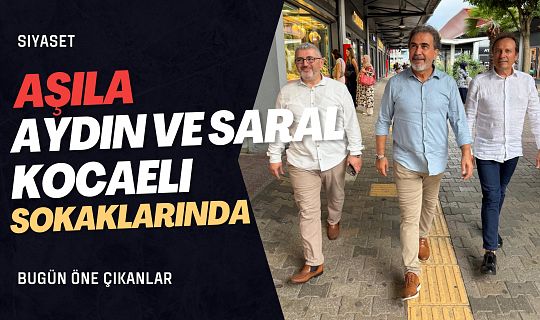 Aşıla çarşı pazar geziyor